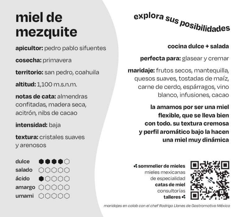 Miel de mezquite cosecha especial